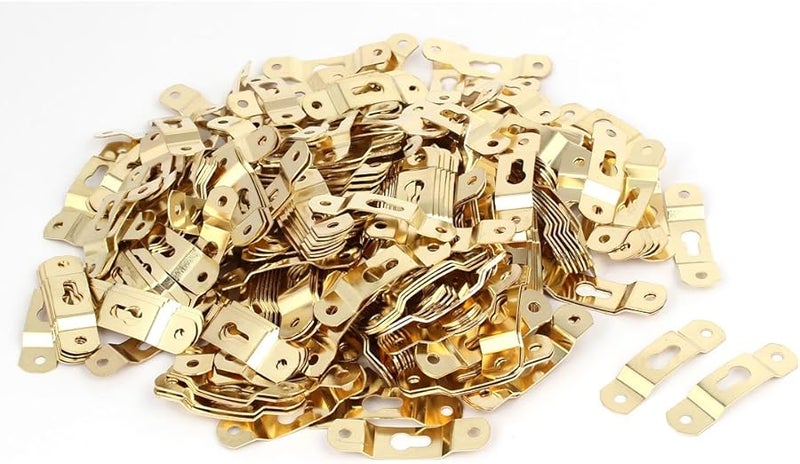 إطار صورة معلق على الحائط بلون ذهبي مقاس 50 مم × 13 مم × 4 مم مع خطاف مخفي 500 قطعة - Image 2