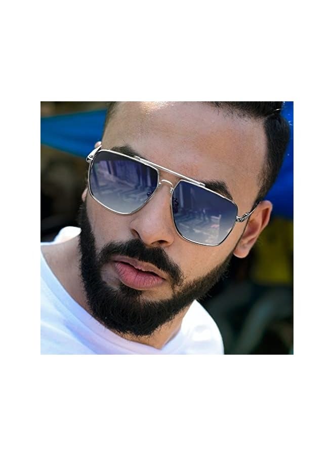 PROMASS Polarized Sunglasses for Men Metal Frame Men's Sun Glasses Military Style Lightweight Fashion Shades for Womens Mens Outdoors Large Sunglass UV400 Protection - Image 2