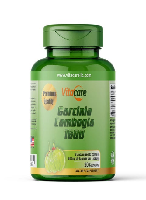 20 Capsules Garcinia Cambogia 1600
