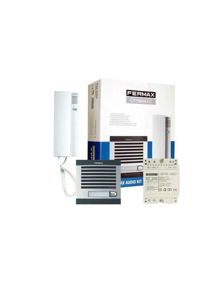 Fermax - F06202 2/W Audio Kit Classic Intercom from Spanish fermax, 2 white lines - Image 1