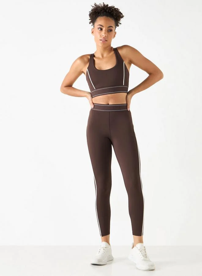 كابا بنطلون ليقنز منقوش بشعار كابا