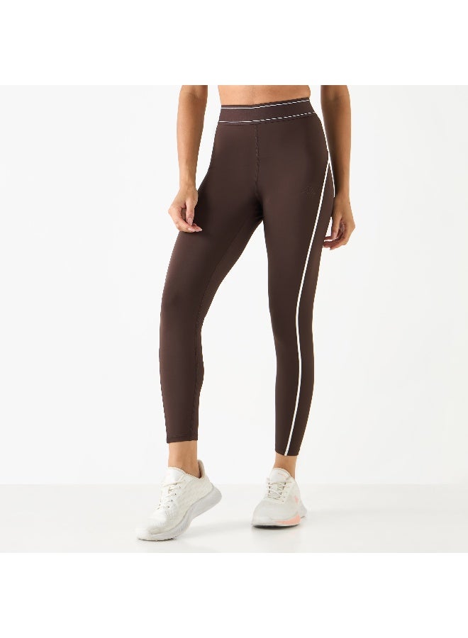 Kappa Kappa Logo Embossed Tipping Leggings - Image 1