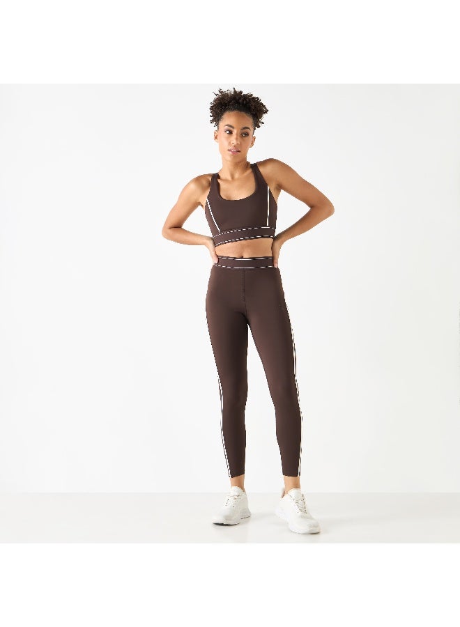 Kappa Kappa Logo Embossed Tipping Leggings - Image 2