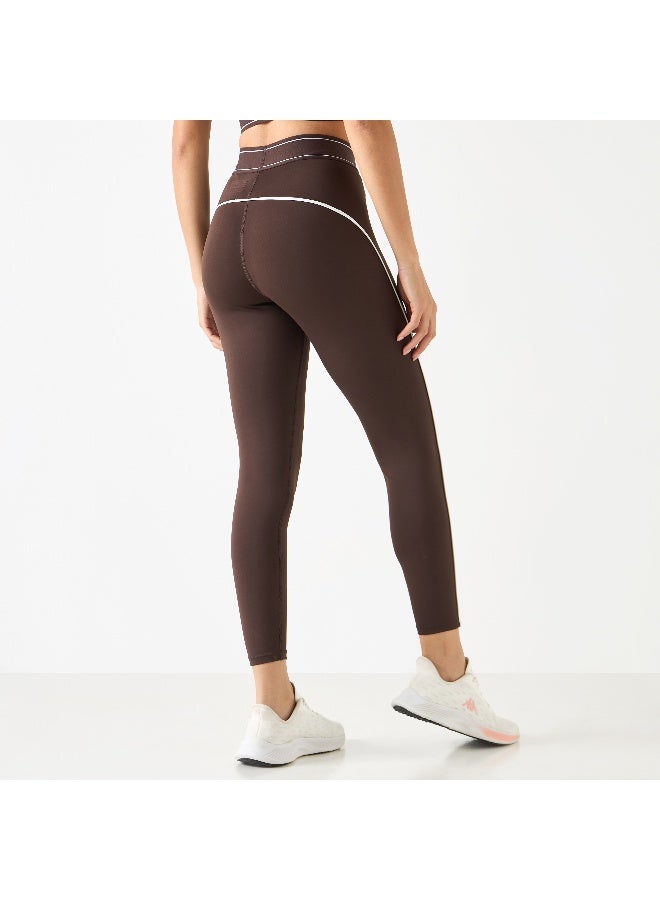 Kappa Kappa Logo Embossed Tipping Leggings - Image 4
