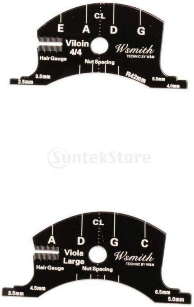 Violin Bridge Template Repair Tool 4/4 Violin & Viola Multifunctional - Accurate Measurement and Intuitive Understanding - Plastic Material - for Violinists and Instrument - Image 2