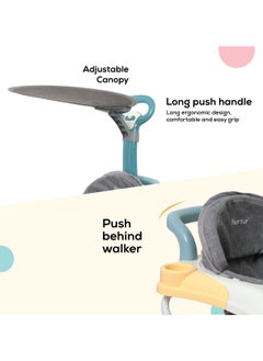 Nurtur 2 In 1 Baby Walker Multifunction Adjustable 5 Gear With Music Toy Learning Seat Swivel Wheels Safe And Comfortable For 7 To 18 Months  - Image 4