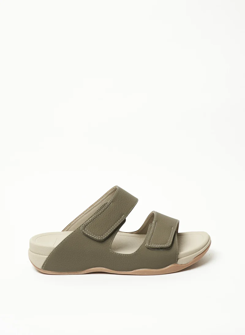 جيومني Geoomnii Mens Arabic Sandals Olive