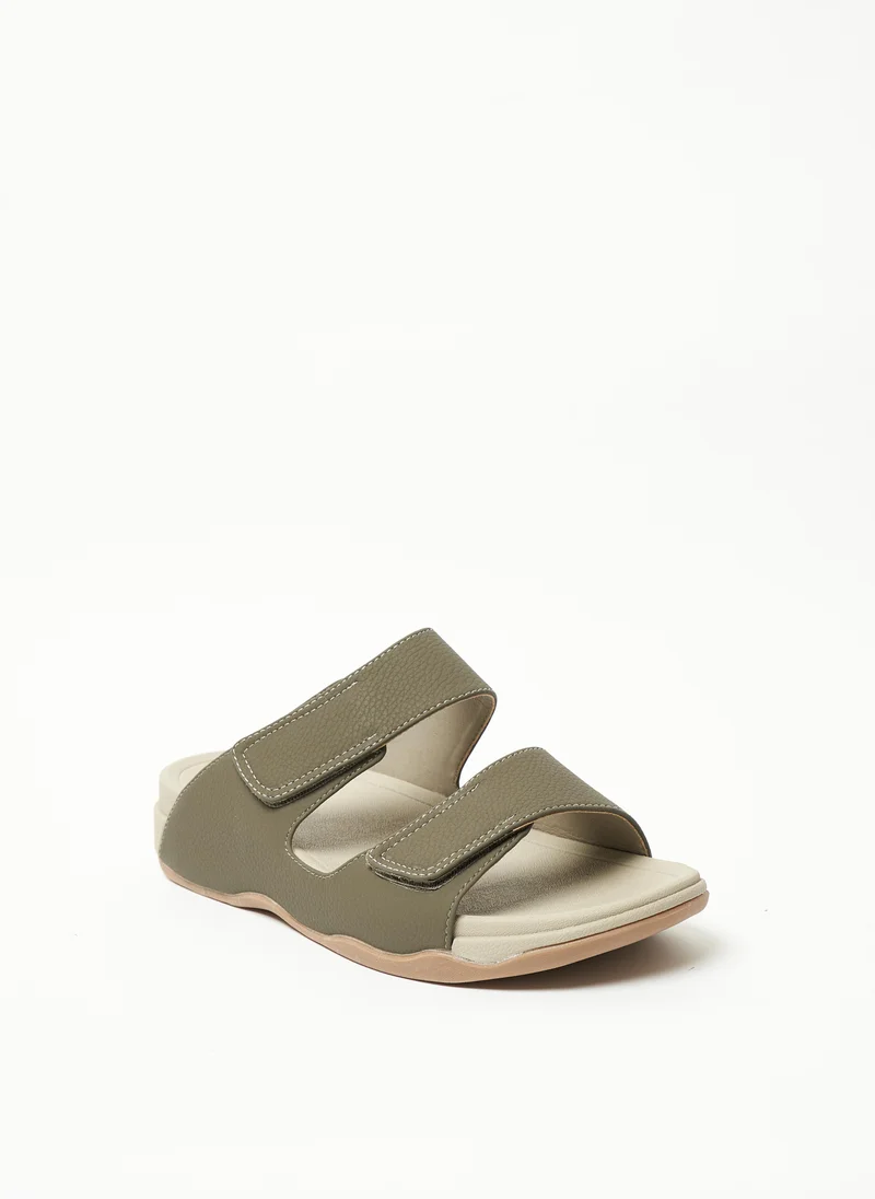 جيومني Geoomnii Mens Arabic Sandals Olive