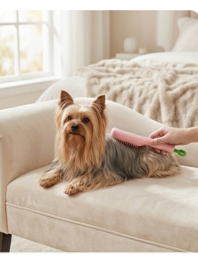 Multifunctional Self-Cleaning Pet Hair Brush with Retractable Bristles – Anti-Static Massage Grooming Comb for Dogs & Cats – Soft Detangling Brush for Long and Short Fur – Pain-Free Easy Clean Pet Grooming Tool for Home Use - Image 2
