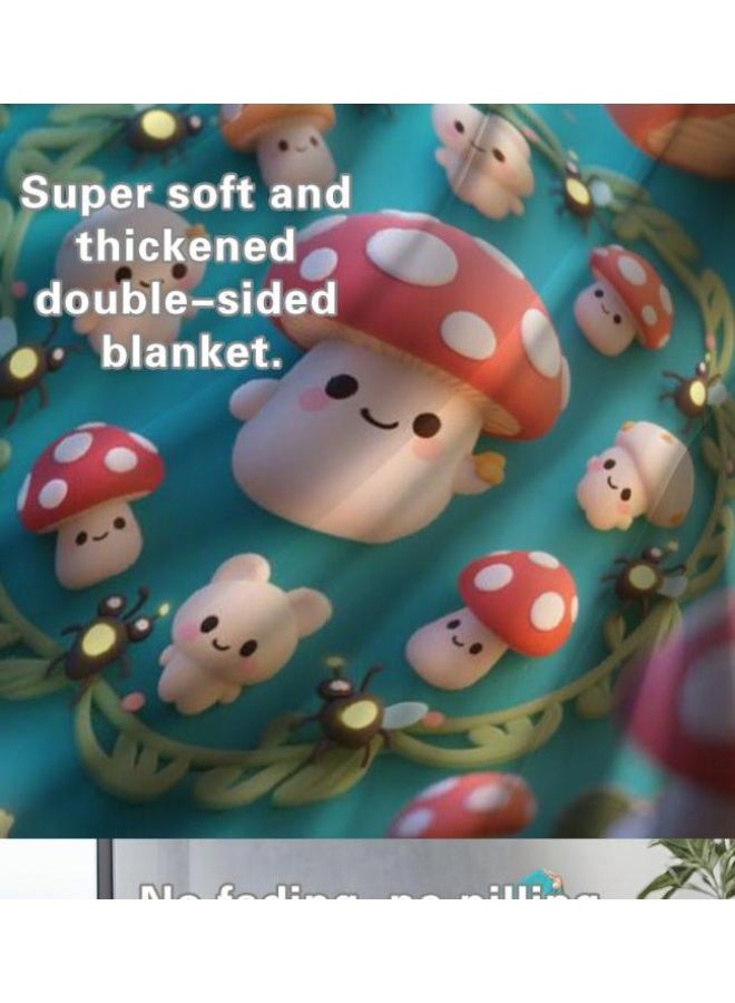 general Flannel thin blanket (warm and comfortable, suitable for sleep, gaming, dust removal and sandproof) 150cm*200cm - 790 - Image 4