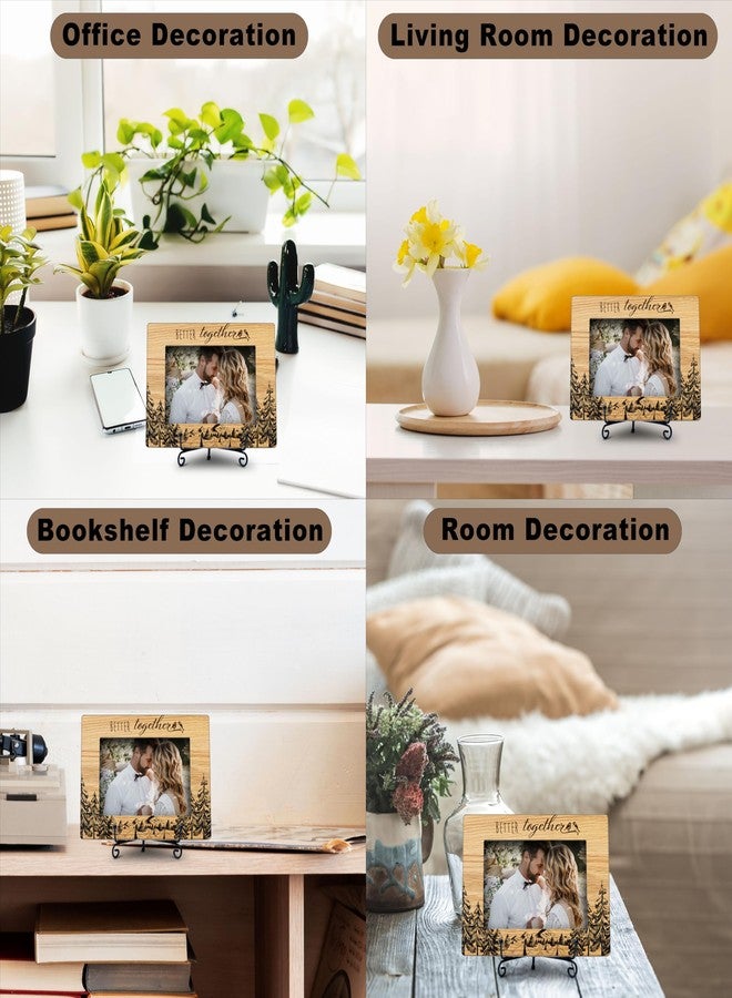 YQV Wedding Picture Frame, Engagement Gifts for Newly Couple 2024, 4x6 Picture Frame, Better Together Photo Frame, Living Room Office Desk Table Decor-A13 - Image 4