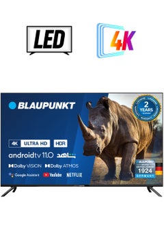 Blaupunkt 50UBC6000D - تلفزيون 50 بوصة 4K-UHD ذكي بنظام Android مع Dolby Vision و Dolby Atmos