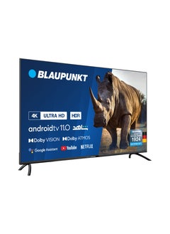Blaupunkt Blaupunkt 50UBC6000D 50inch 4K-UHD Android Smart TV, German Technology, Android TV 11, Dolby Vision, Dolby Atmos, MEMC, 16GB Memory, Netflix, YouTube, Shahid, Wi-Fi, Bluetooth 5.0  - Image 2