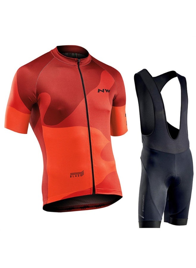 KUYING GR New Summer Outdoor Sunscreen Moisture Absorption Quick Drying Bicycle Women's Cycling Clothing Set  - Image 1