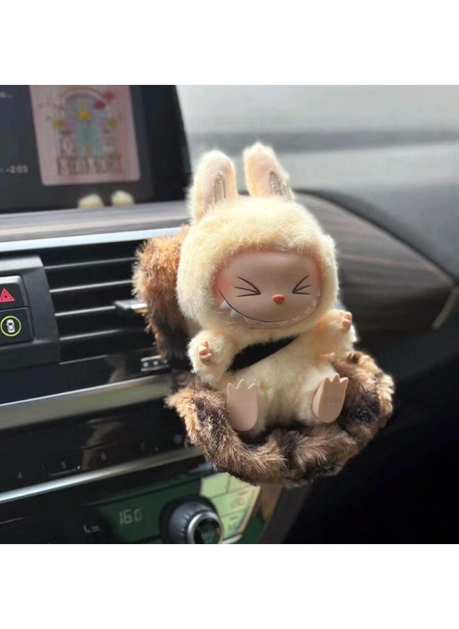 LABUBU Mini Car seat for Labubu - The Monsters Have A Seat Vinyl Plush（With air outlet clip + scented tablets）  - Image 2