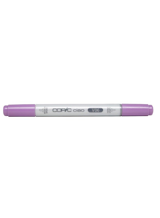 COPIC Markers V06 Ciao With Replaceable Nib Lavender - Image 1