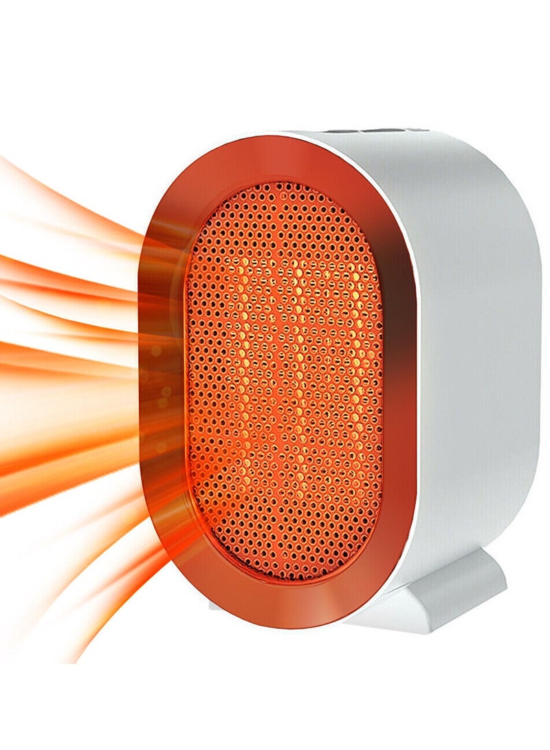 DubaiGallery 1200W Electric Heater, Portable Ceramic Fan Heater Low Energy Silent with 2 Adjustable Thermostat Overheat & Tip Over Protection, Heater for Home, Bathroom, Bedroom, Living Room, Office - Image 3