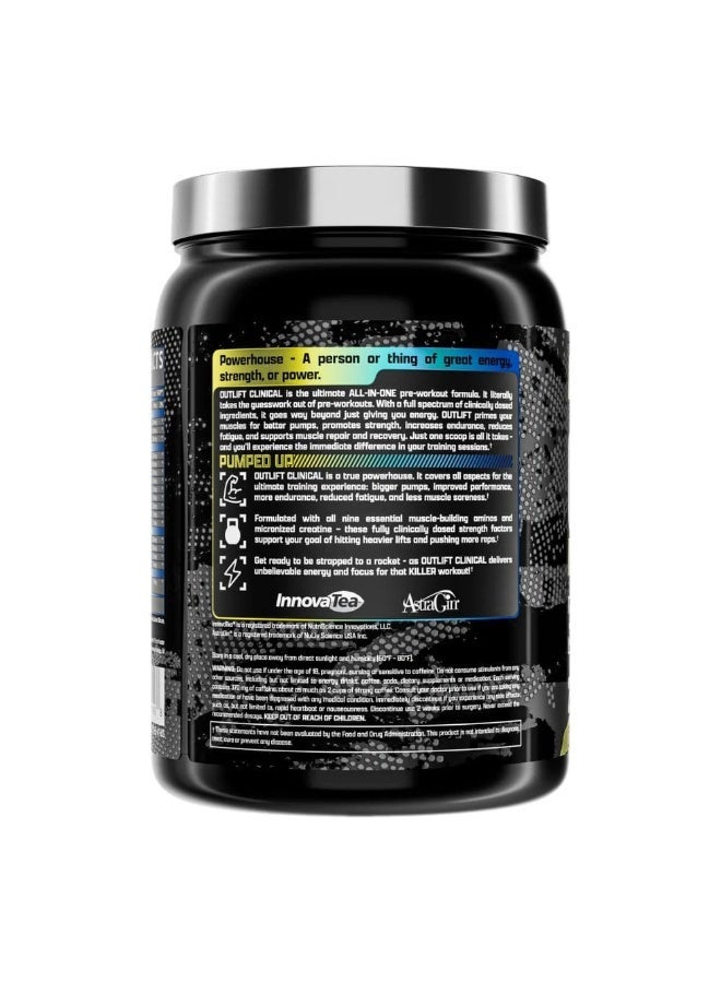 Nutrex Research Outlift Clinical Pre-Workout Powder With L-Citrulline, Creatine, Essential Amino Acids and Natural Caffeine, Blueberry Lemonade, 22 Servings - Image 3