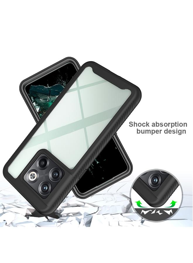 Green Tiger OnePlus 10T Starry Sky Full Body Hybrid Shockproof Phone Case Red - Image 3