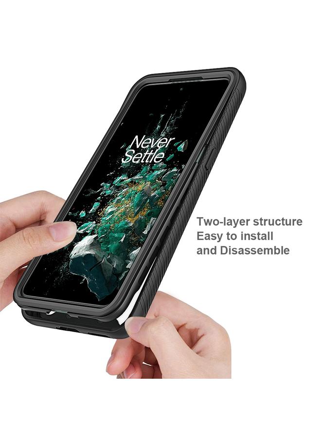 Green Tiger OnePlus 10T Starry Sky Full Body Hybrid Shockproof Phone Case Red - Image 4