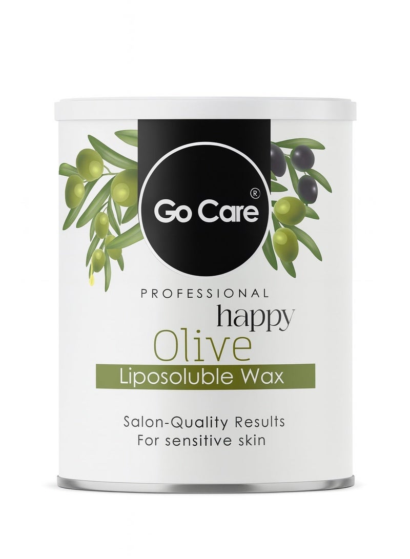 GOCARE Go Care GoCare Professional Happy Olive Liposoluble Wax for Sensitive Skin, Salon-Quality - Image 2