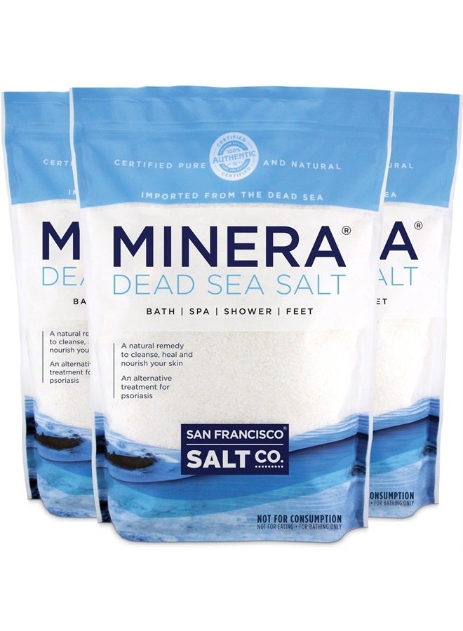 Minera Dead Sea Salt - 15 lb. (Qty 3 x 5 lb. Bags) Fine Grain - Image 1