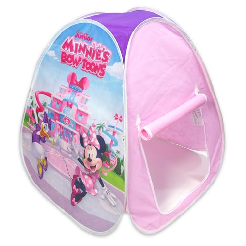 Minnie Mouse Pop Up Tent for Kids Bundle with Minnie Play Tent for Boys and Girls Plus Stickers More Tent for Kids Toddlers - Image 5