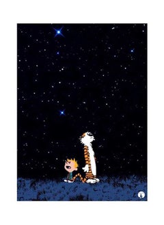 RKN Calvin And Hobbes Metal Plate Poster Multicolour 15x20centimeter 