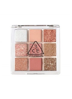 3ce Multi Eye Color Palette #Delightful 9Colors Peal Glow Eye Shadow Staylenanda  - Image 1