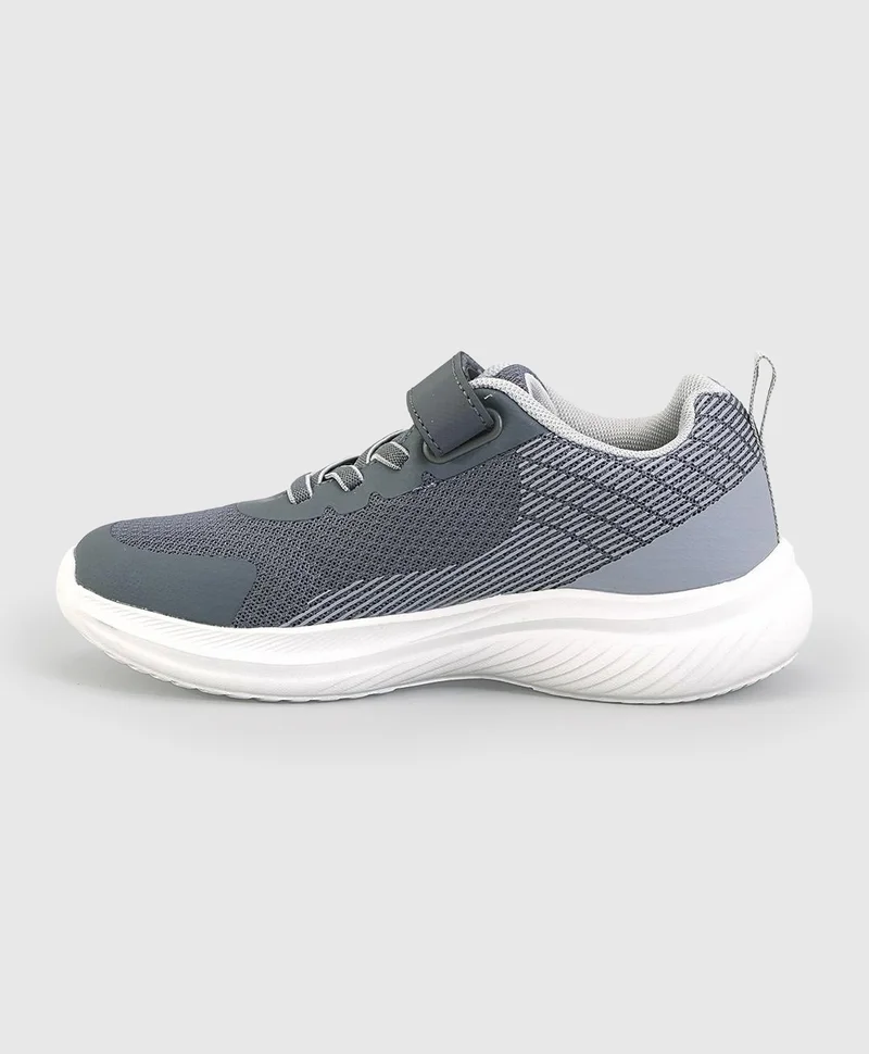 Bonfino Bonfino Hook & Loop Closure Memory Foam Shoes - Grey