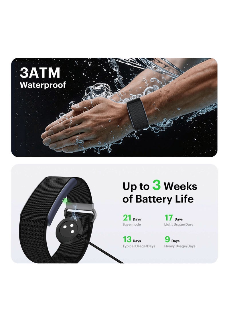 كيسلكت سوار كيسليكت بيوكوب لتتبع النشاط واللياقة البدنية، تصميم خفيف الوزن بدون شاشة، مقاومة للماء 3ATM، عمر بطارية يصل إلى 14 يومًا - Image 3