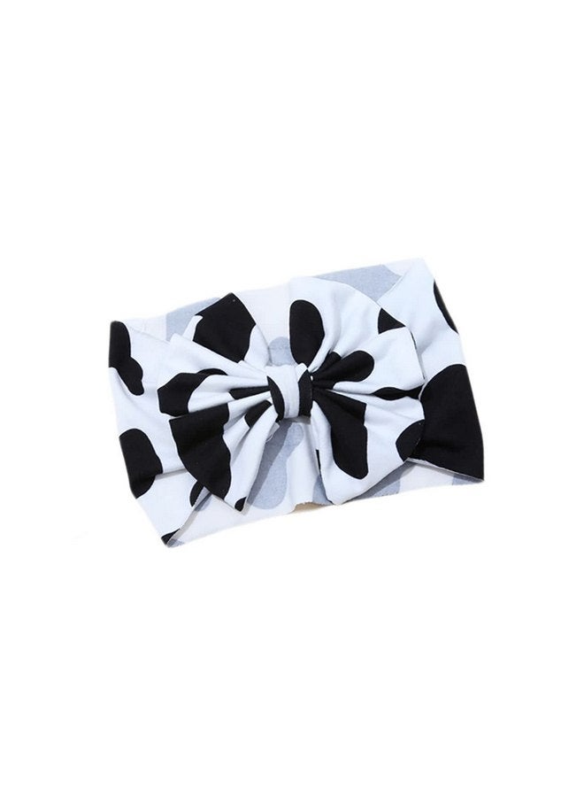 BBTDIN Baby Girl Headband with Bow Hair Clip and Turban Headwear (D2-Turban) - Image 3