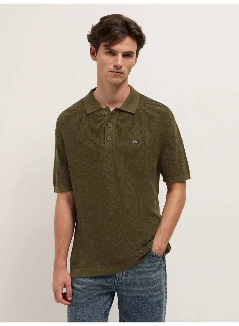 THE BEAR HOUSE  Men’s Short Sleeve Polo T-Shirt | Casual or Smart Style | Perfect for Work, Travel, Everyday Outfits & All-Season Wear | Stylish, Comfortable & Versatile for Any Occasion for Men | Best Price UAE