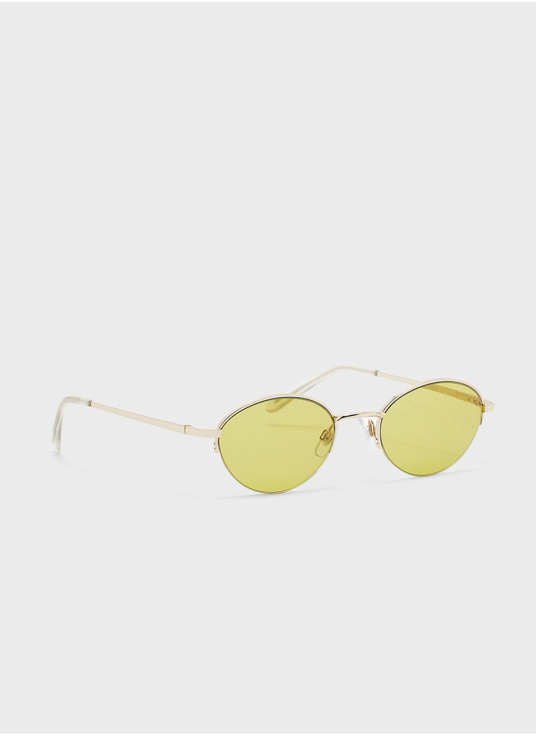 Topshop Chain Round Sunglasses