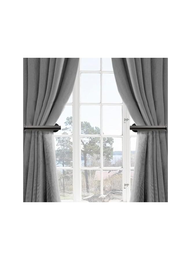 The Bros Metal Curtain Holdbacks, Self-Adhesive Curtain Pull Backs, Curtain Hooks, No Drill Curtain Drapery Tiebacks Holders for Windows, Doors, Multi-Purpose Hooks for Home(2 PCS, Black) - Image 3