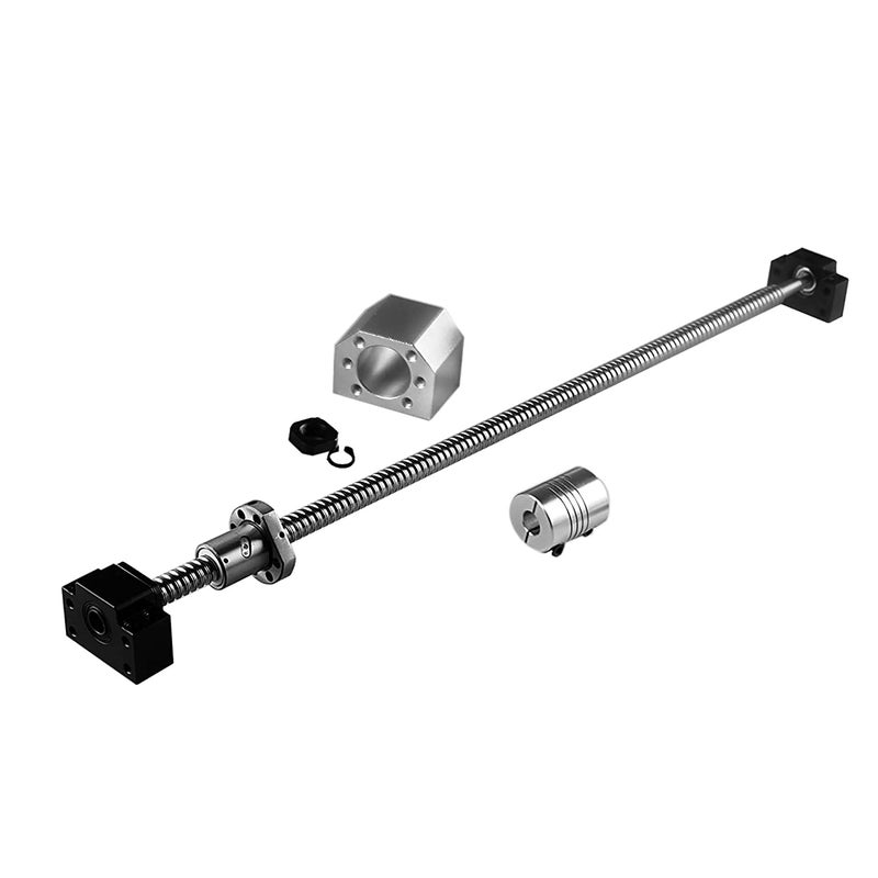 CHUANGNENG قطع CNC لبراغي الكرة SFU1605 RM1605 16mm 250mm مع واقي معدني - Image 1