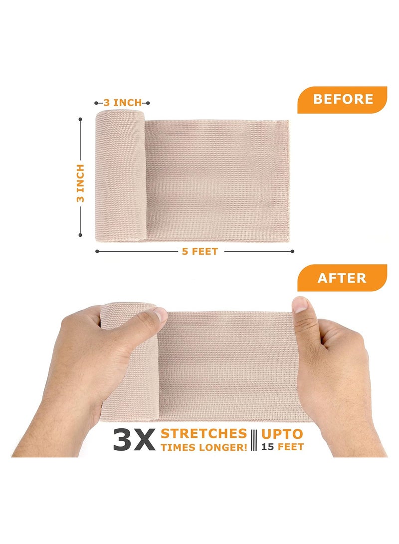 Medical Elastic Bandage Wrap – 4 Pack - Image 2