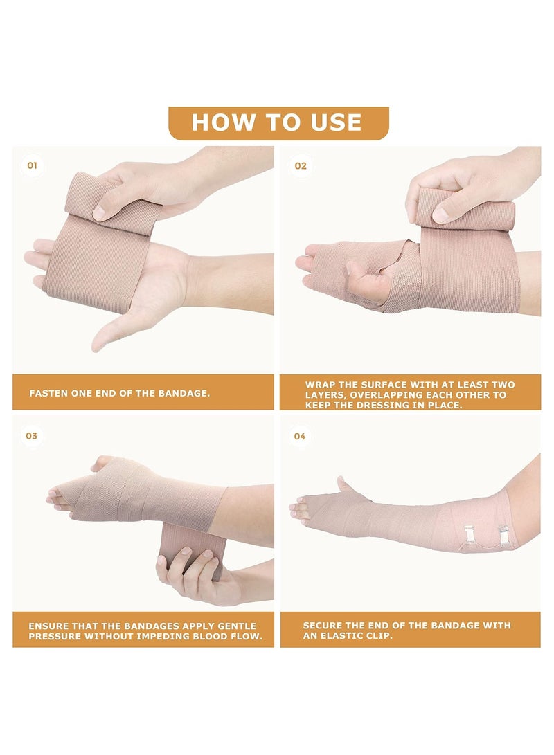 Medical Elastic Bandage Wrap – 4 Pack - Image 5