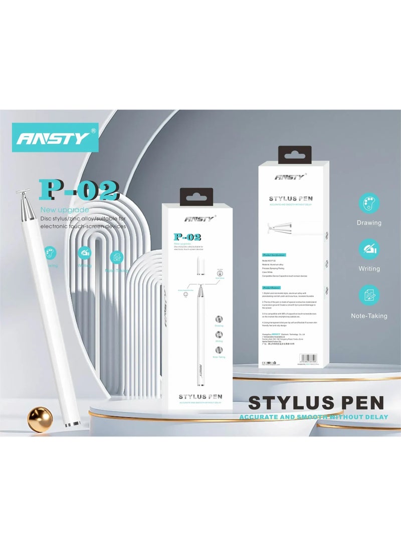 ANSTY P-02 Universal Stylus - High Precision, Elegant Design,  Compatibility with Capacitive Touchscreens - Image 3