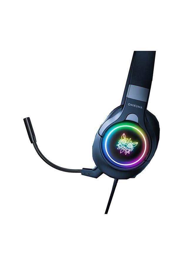 NIBEMINENT Wired Stereo Headphone With Microphone RGB PC  - Image 2