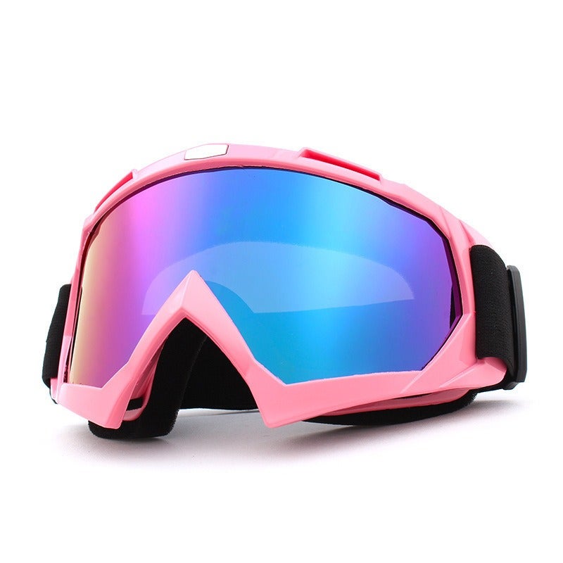 Qi Ta Unisex Sports Cycling Ski Goggles for Outdoor Mountaineering, Motocross Motorcycle Windproof Glasses - Image 1