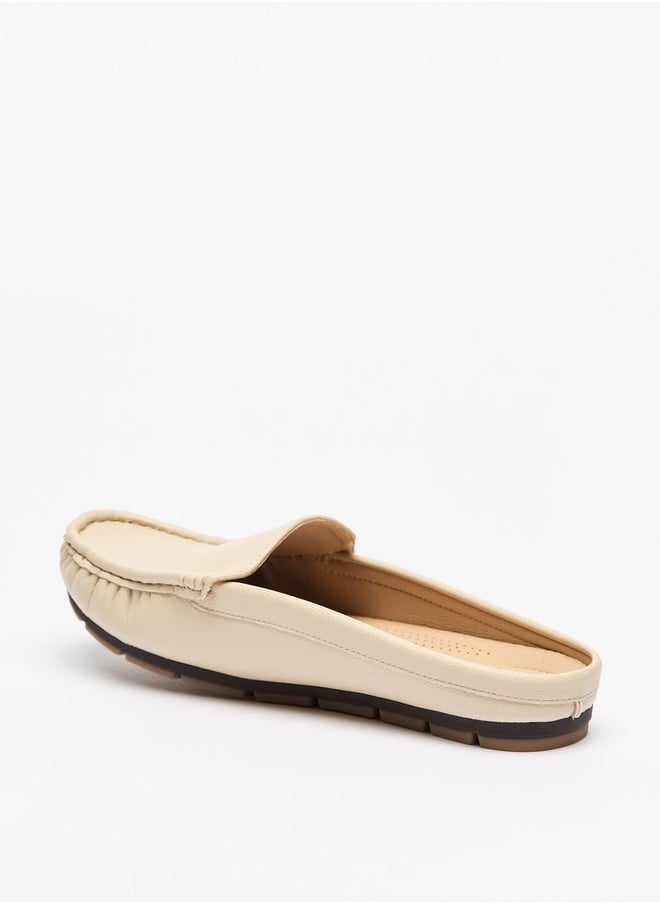 Le Confort Women Textured Slip-On Mules  - Image 2