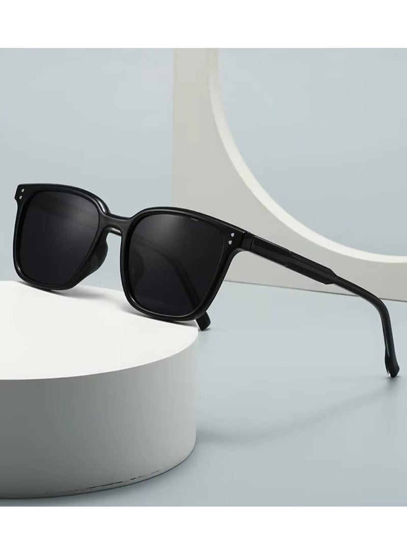 POLITE Trending Luxury Fashion HD Polarized Black Sunglasses for Men and Women, Suitable For Outdoor Sports, Fishing, Driving, Comfortable And Protective Shades - Image 1