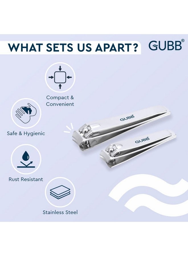 GUBB Nail Cutter Set For Women & Men - Safe For Skin |Durable |Safe |Sturdy Made With Excellent Quality Steel |Precisely Crafted | Sharp Blades | Offers Well-Groomed Nails - Image 4