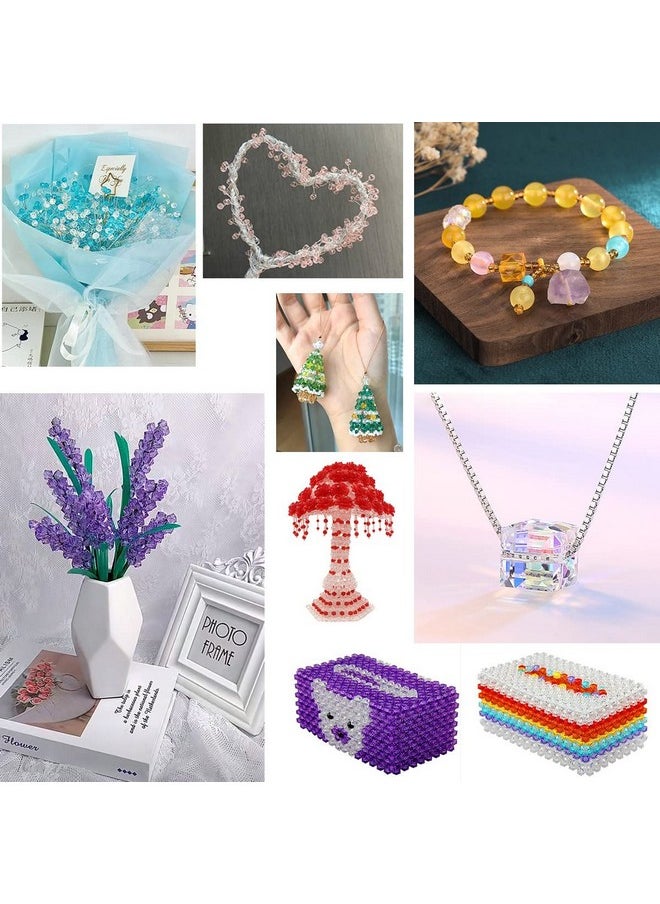 LadayPoa 300Pcs 10Mm Multicolor Clear Cube Crystal Beads Square Acrylic Bead Bulk Faceted Spacer Beads Loose Glass Beads For Jewelry Making Diy Crafts Home Decoration  - Image 4