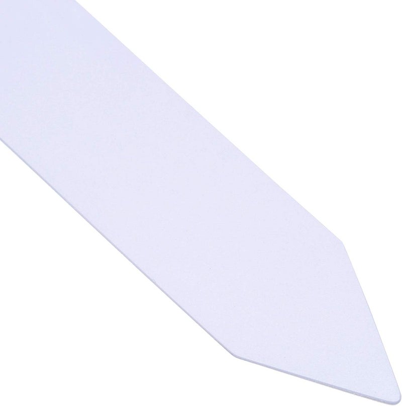 Mihey 100 Pcs 4 Inch Plastic Nursery Garden Stake Tags Plant Seed Garden Labels Pot Marker White - Image 2