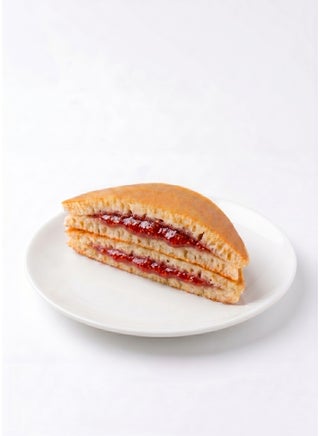 Pancake With Strawberry Jam