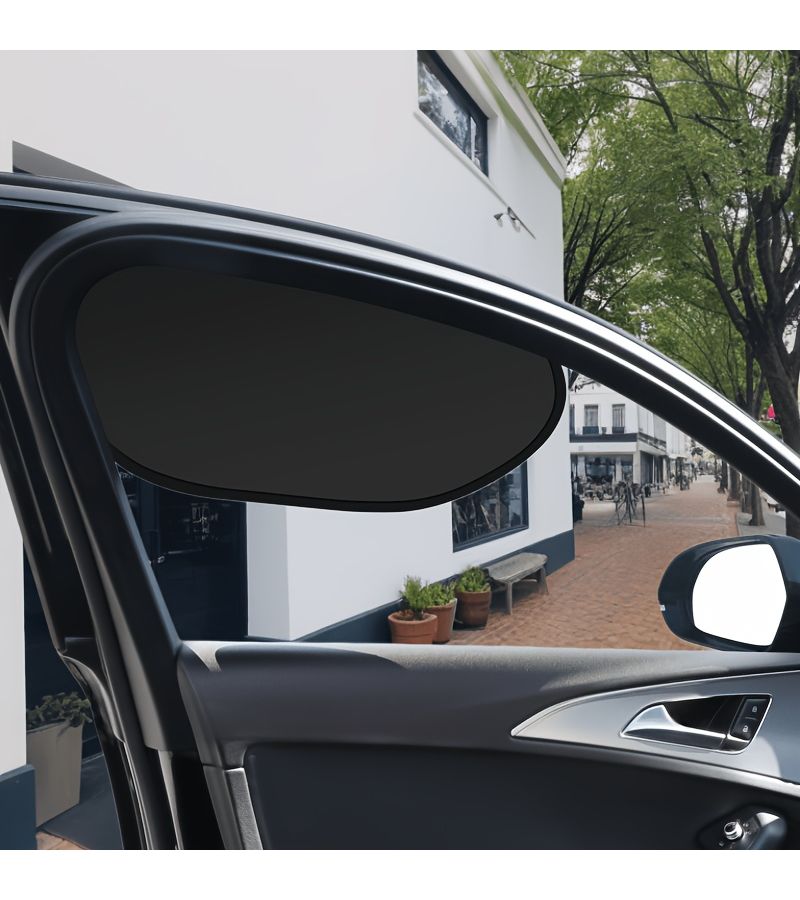 2 Piece Car Sun Visor Set Summer Thermal Insulation Driver Side Easy Install Electrostatic - Image 4