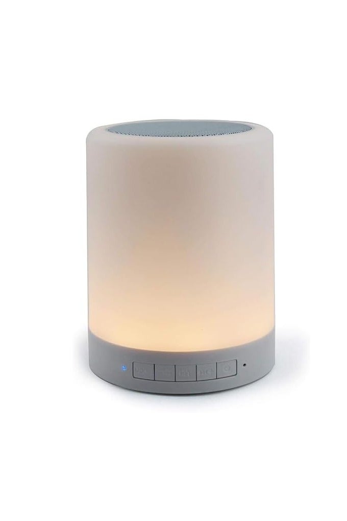 LED Touch Lamp Rechargeable Bluetooth 3D Bass Speaker with Dancing Light Feature - Image 1