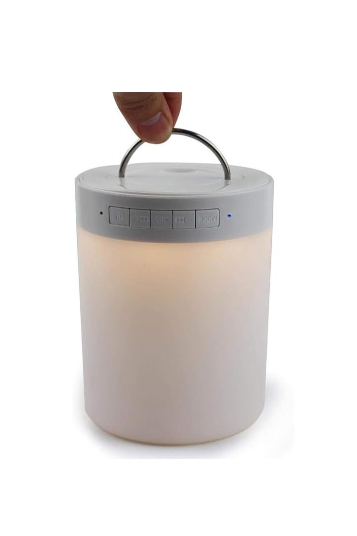 LED Touch Lamp Rechargeable Bluetooth 3D Bass Speaker with Dancing Light Feature - Image 2